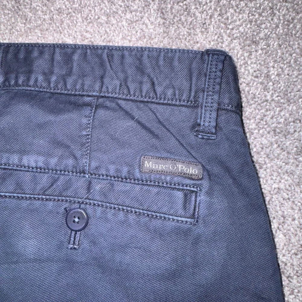 Marc O'Polo Men's Navy Blue Straight Leg Mod‎ Stig Shaped Fit Pants Size 32x34